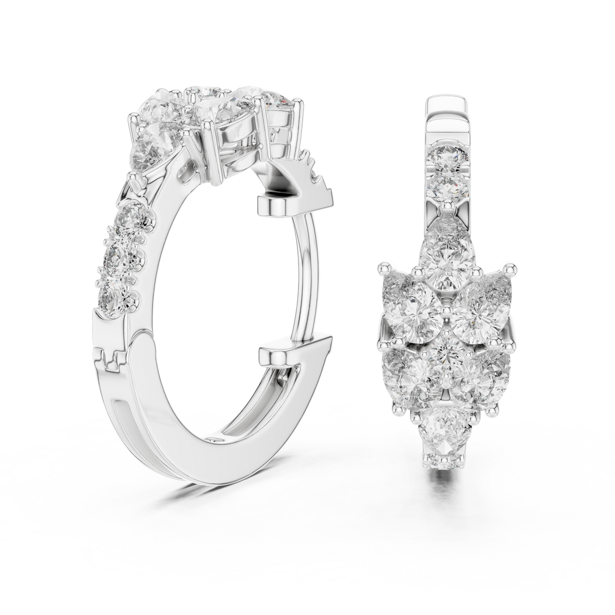 Designer Diamant Creolen – Luxuriöser Stil