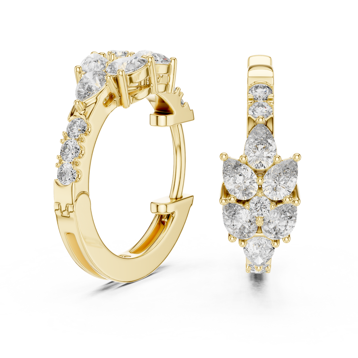 Designer Diamant Creolen – Luxuriöser Stil