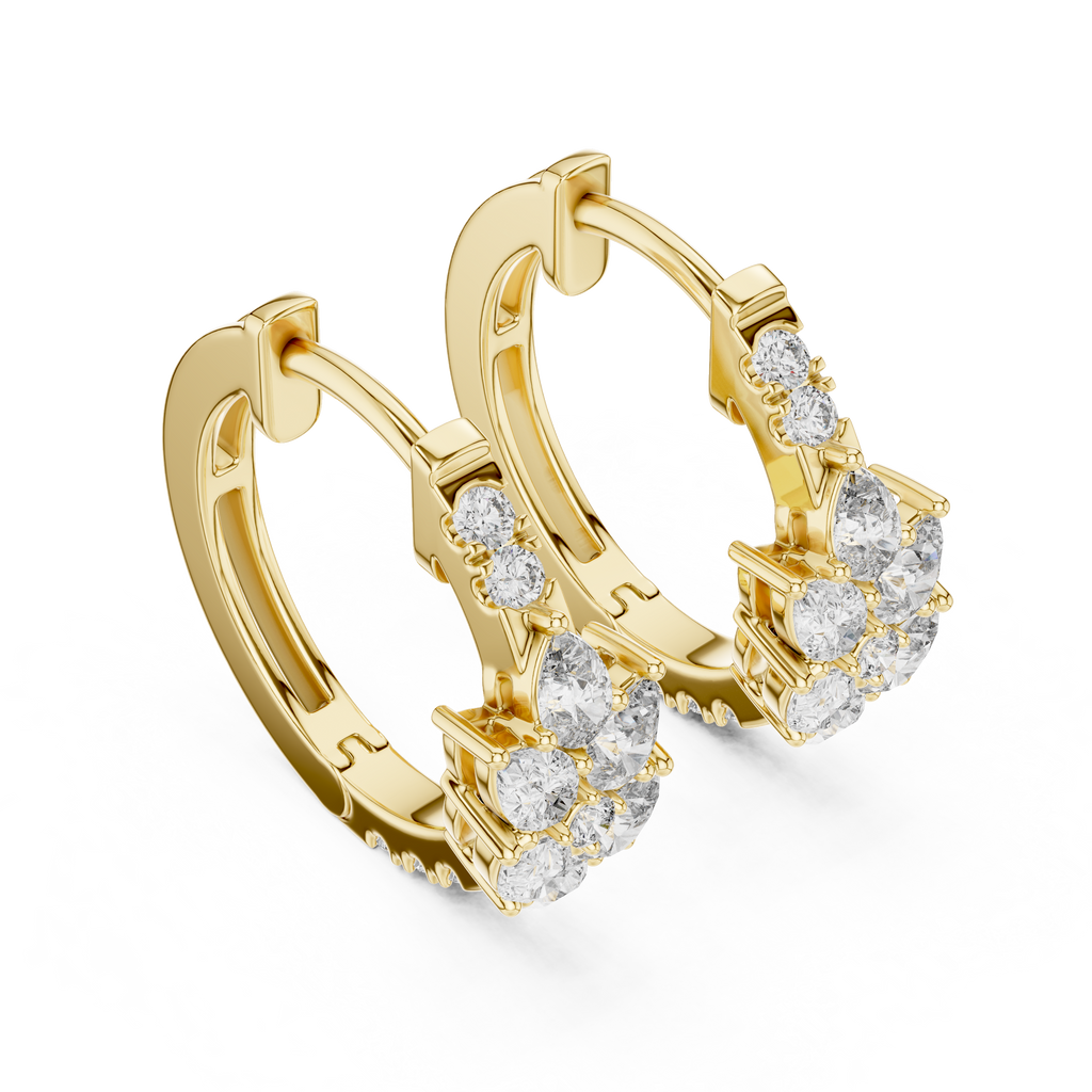 Designer Diamant Creolen – Luxuriöser Stil
