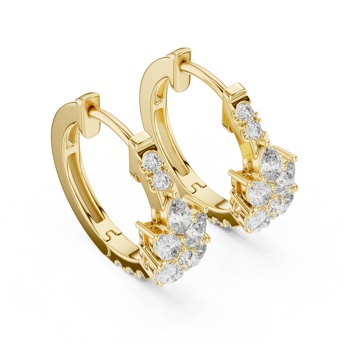Designer Diamant Creolen – Luxuriöser Stil