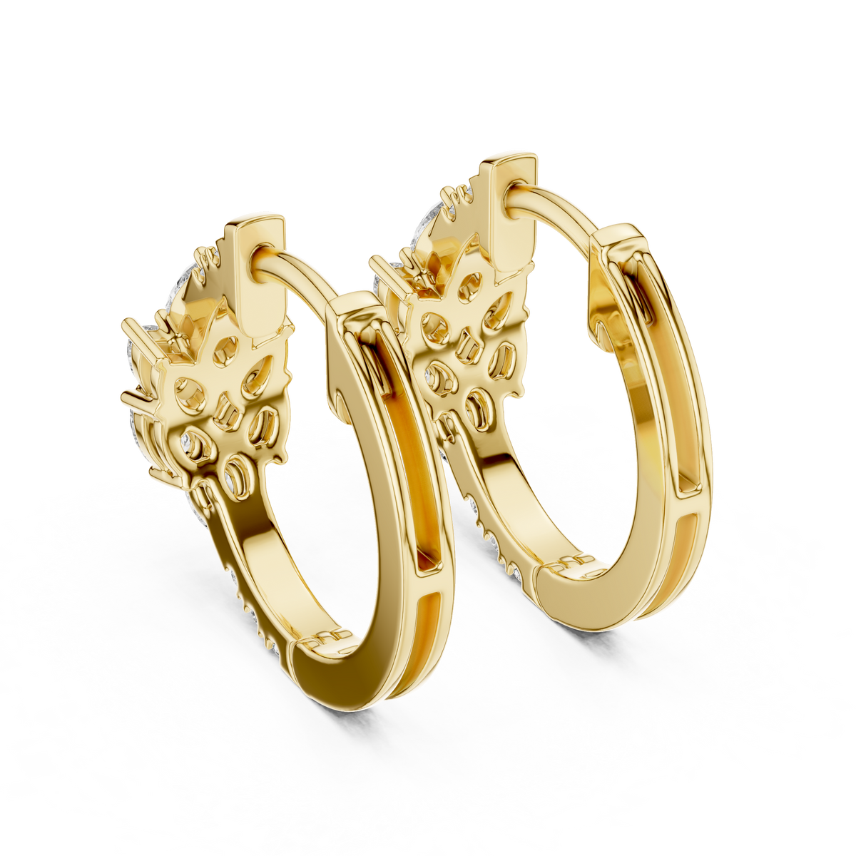 Designer Diamant Creolen – Luxuriöser Stil