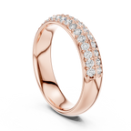 Marielle Luxe Curved Lab Grown Diamond Band Ring