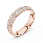 Marielle Luxe Curved Lab Grown Diamond Band Ring