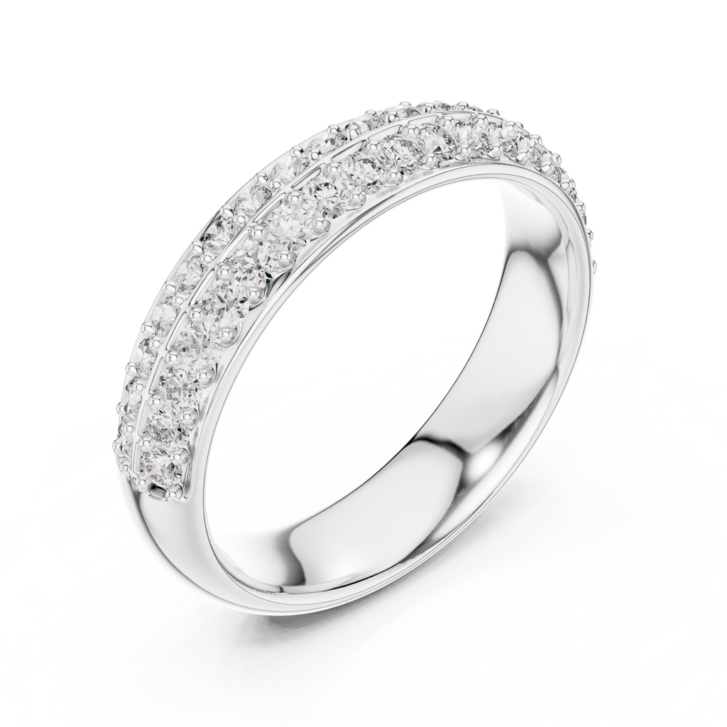 Marielle Luxe Curved Lab Grown Diamond Band Ring
