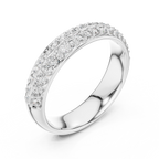 Marielle Luxe Curved Lab Grown Diamond Band Ring