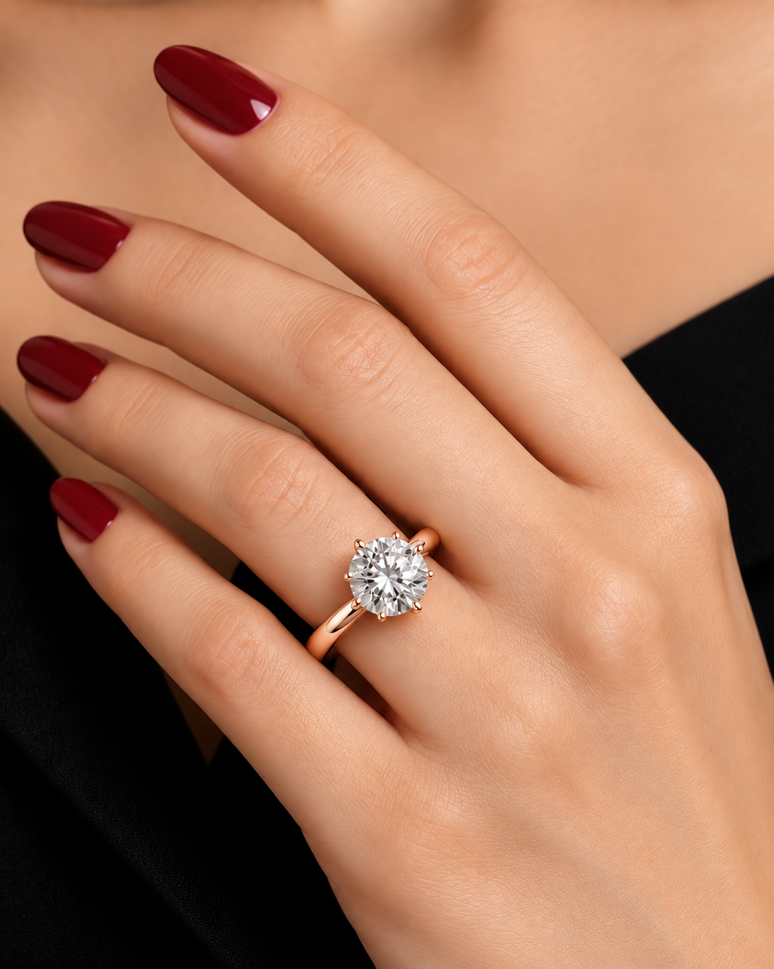 Eloria Six-Prong Lab Grown Diamond Solitaire Ring