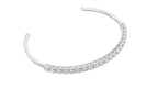 Manschette mit Diamanten im Rundschliff