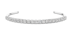 Manschette mit Diamanten im Rundschliff