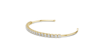 Manschette mit Diamanten im Rundschliff