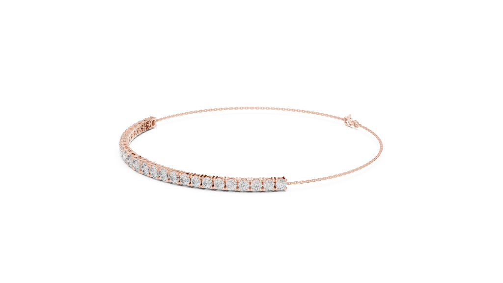 Minimalistisches Diamant-Kettenarmband
