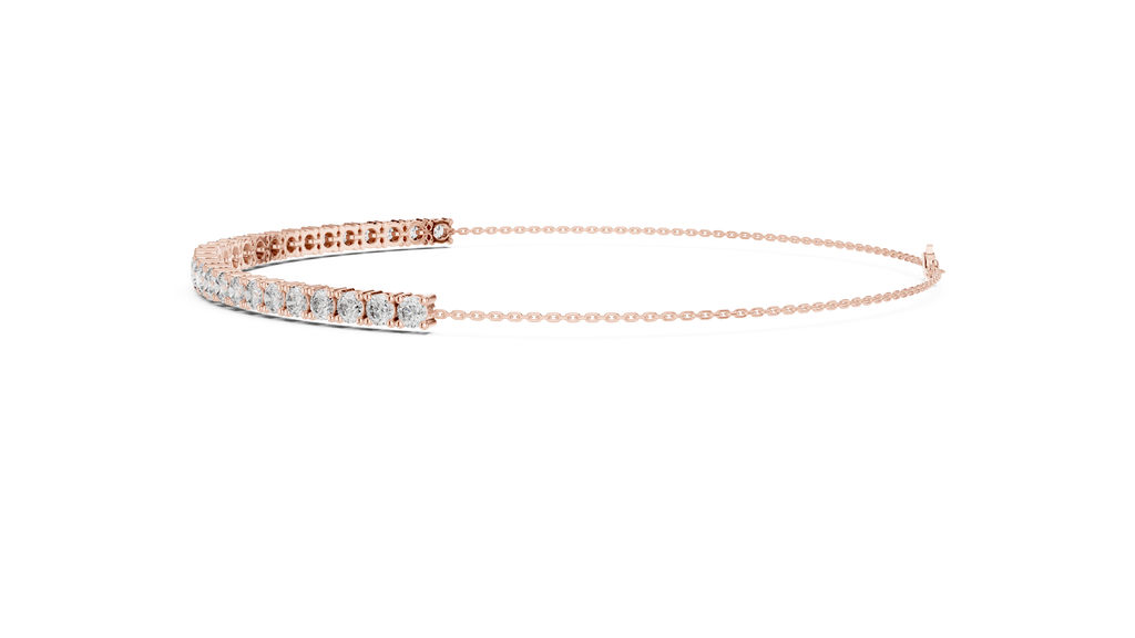 Minimalistisches Diamant-Kettenarmband