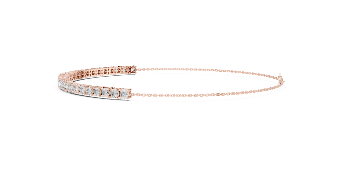 Minimalistisches Diamant-Kettenarmband