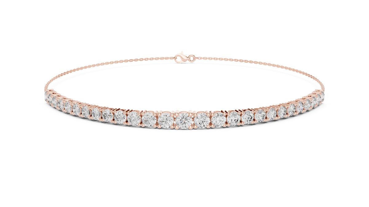 Minimalistisches Diamant-Kettenarmband