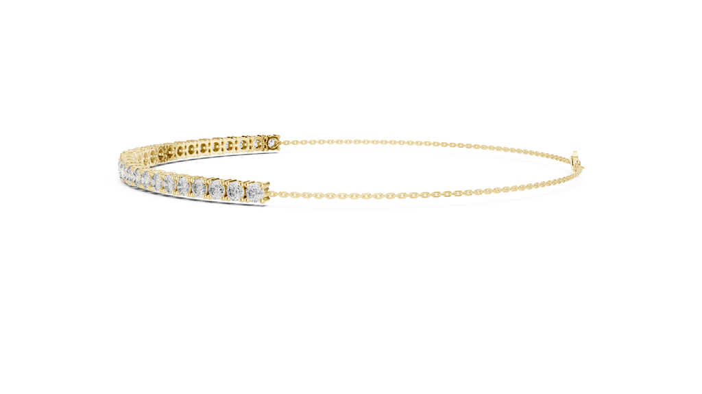 Minimalistisches Diamant-Kettenarmband