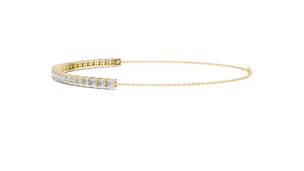 Minimalistisches Diamant-Kettenarmband