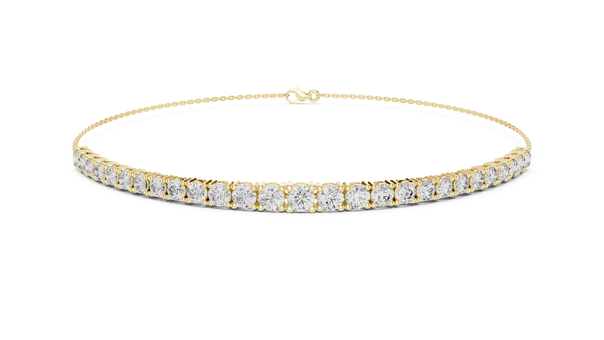 Minimalistisches Diamant-Kettenarmband