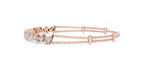 Confettine Scattered Multi-Shape Lab Grown Diamond Chain Bracelet