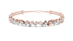 Confettine Scattered Multi-Shape Lab Grown Diamond Chain Bracelet