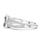 Lioraé Emerald-Cut Split Shank Lab Grown Diamond Ring
