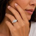 Triune Brilliance Lab Grown Diamond Three-Stone Ring