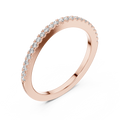 Avelisse Classic Diamond-Set Lab Grown Gold Band.