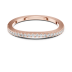 Avelisse Classic Diamond-Set Lab Grown Gold Band.