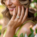 Coralisse Heart Halo Lab Grown Diamond Ring