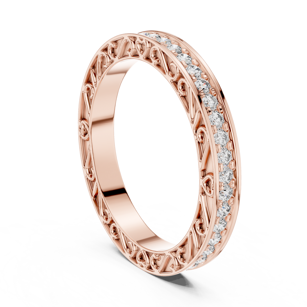 Roselith Classic Pavé Lab Grown Diamond Band Ring