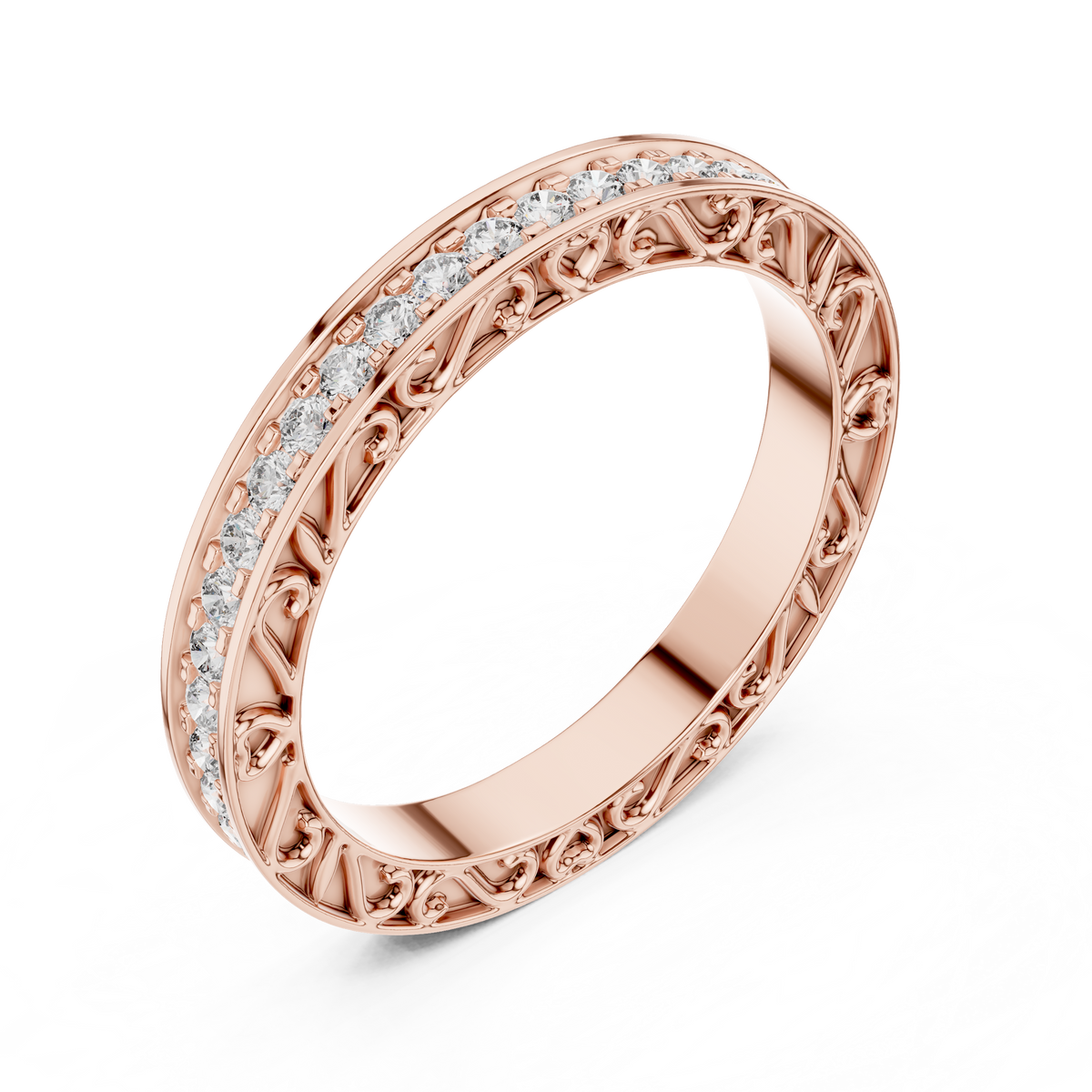 Roselith Classic Pavé Lab Grown Diamond Band Ring