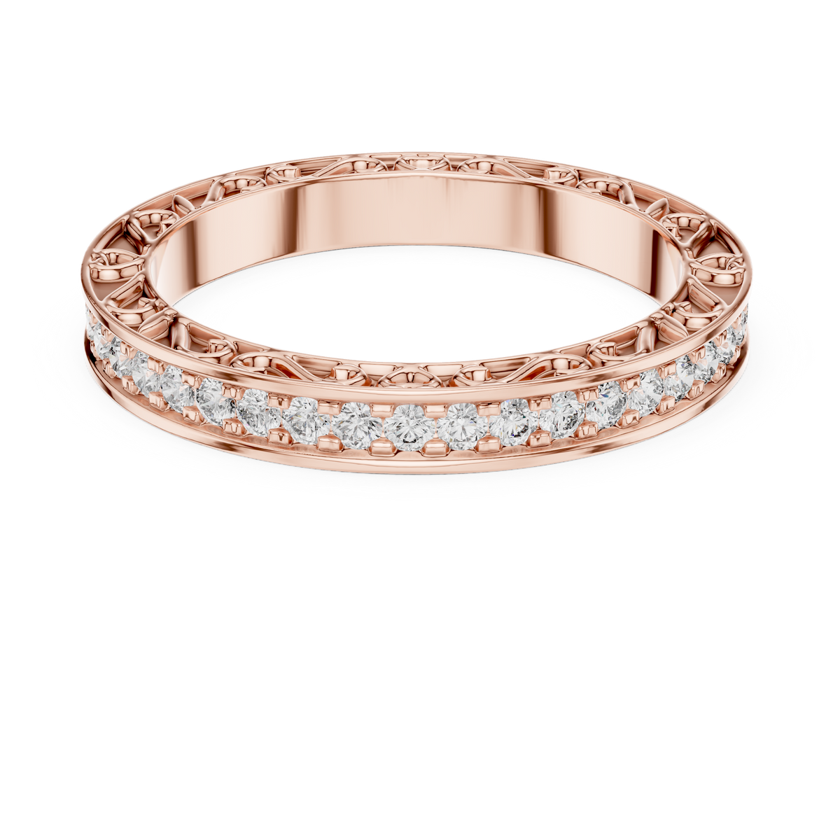 Roselith Classic Pavé Lab Grown Diamond Band Ring