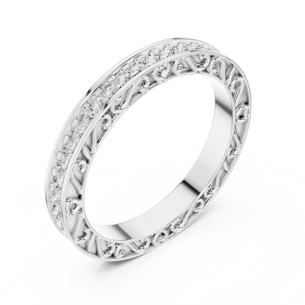 Roselith Classic Pavé Lab Grown Diamond Band Ring