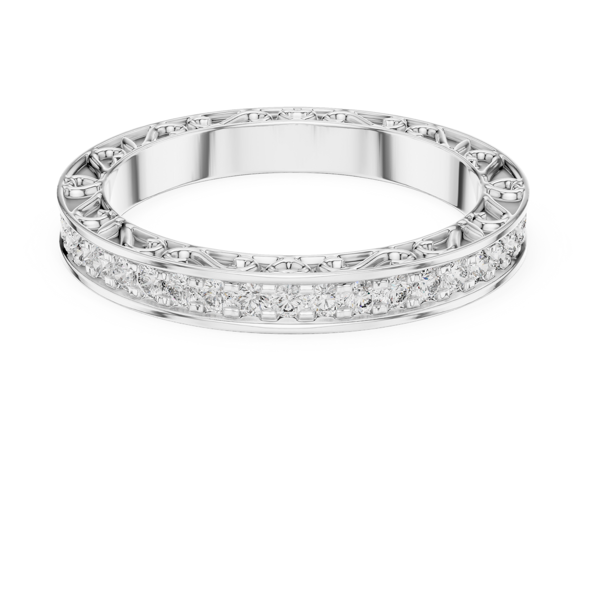 Roselith Classic Pavé Lab Grown Diamond Band Ring