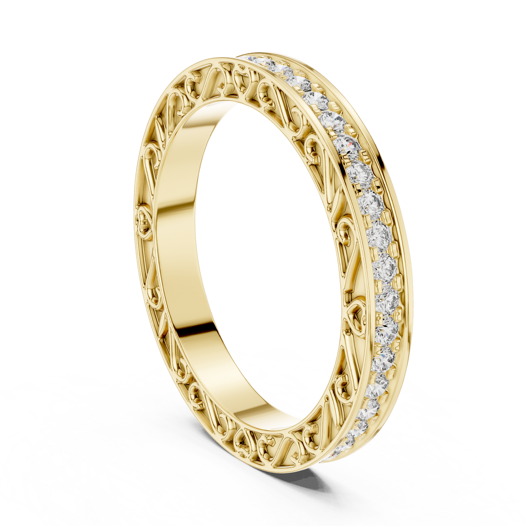 Roselith Classic Pavé Lab Grown Diamond Band Ring