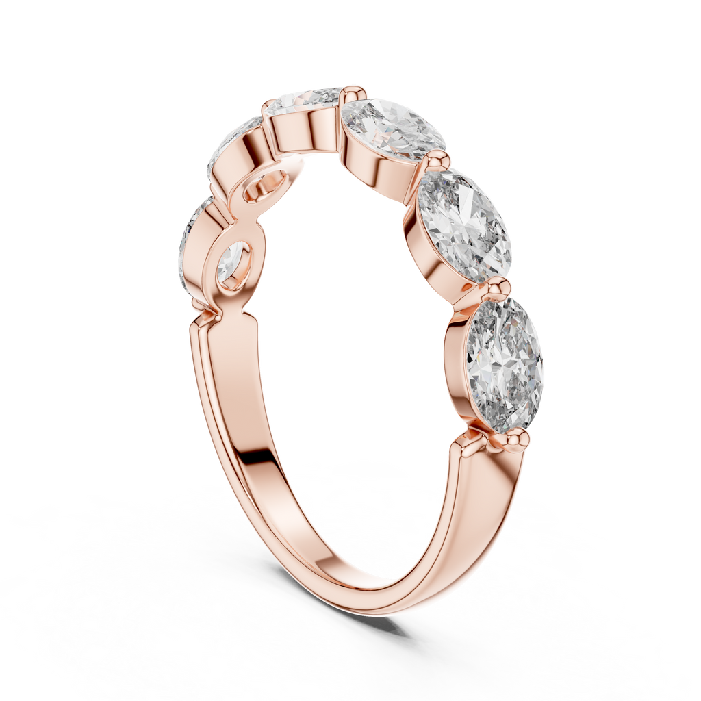 Thalia Oval Cut Lab Grown Diamond Solitaire Ring.