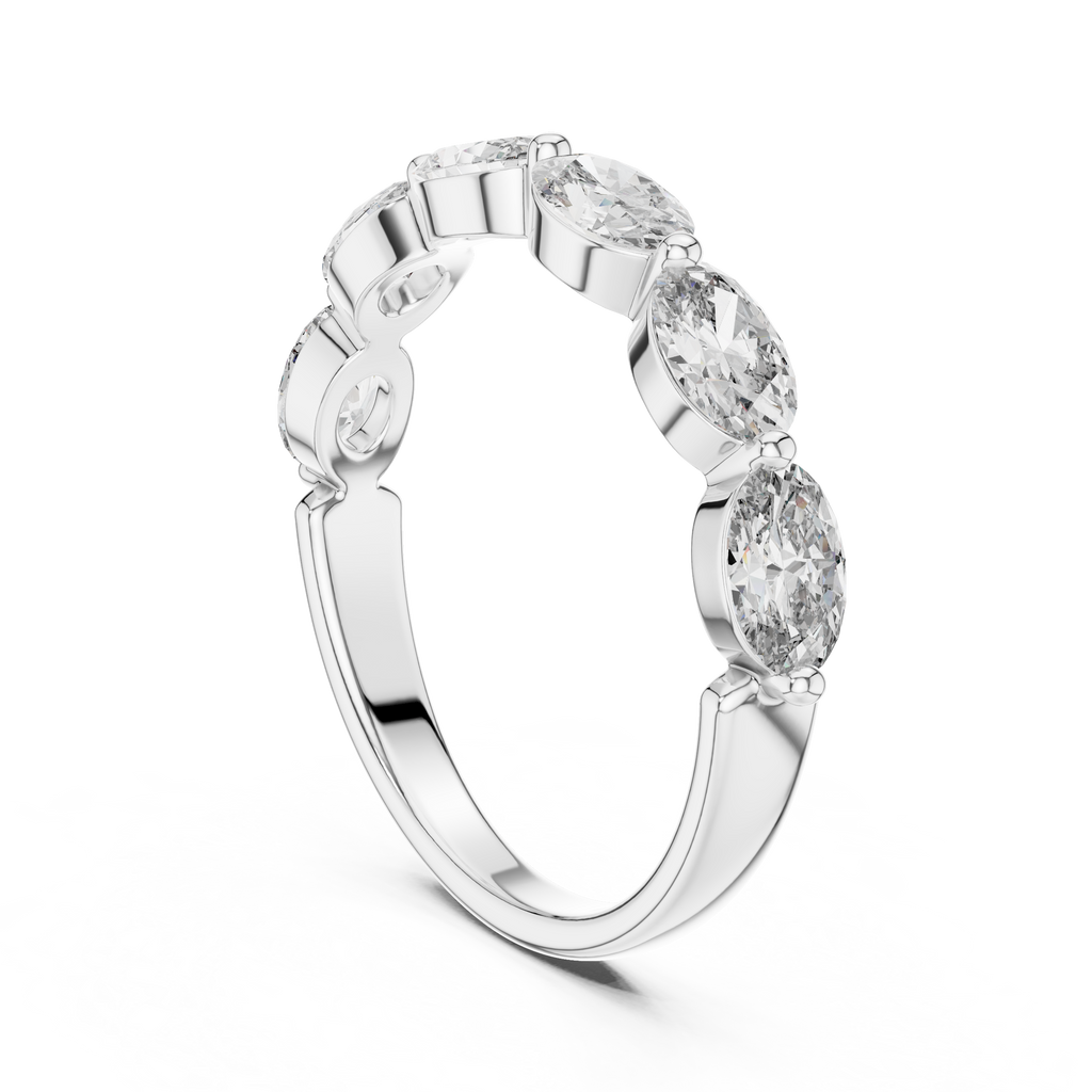 Thalia Oval Cut Lab Grown Diamond Solitaire Ring.