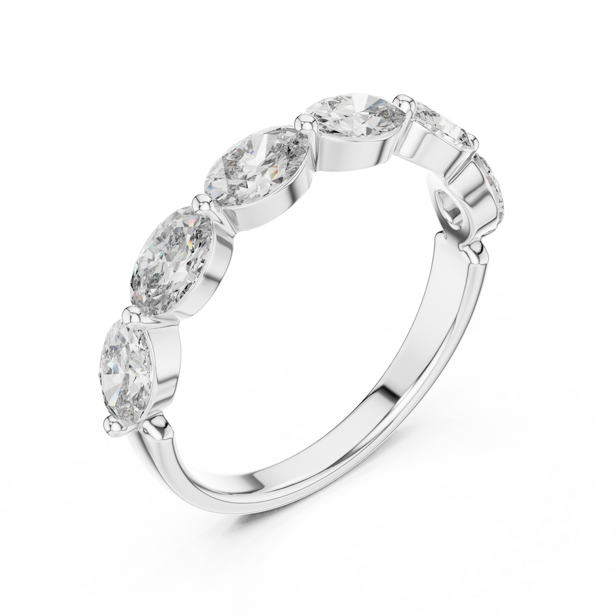 Thalia Oval Cut Lab Grown Diamond Solitaire Ring.