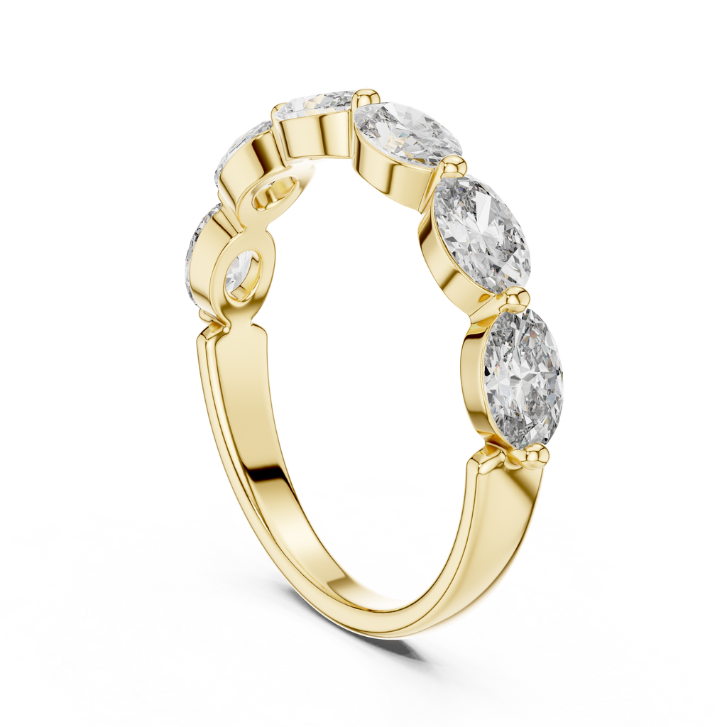 Thalia Oval Cut Lab Grown Diamond Solitaire Ring.