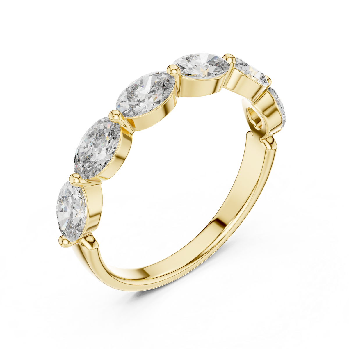 Thalia Oval Cut Lab Grown Diamond Solitaire Ring.