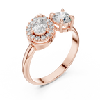 Odalys Toi et Moi Lab Grown Diamond Ring