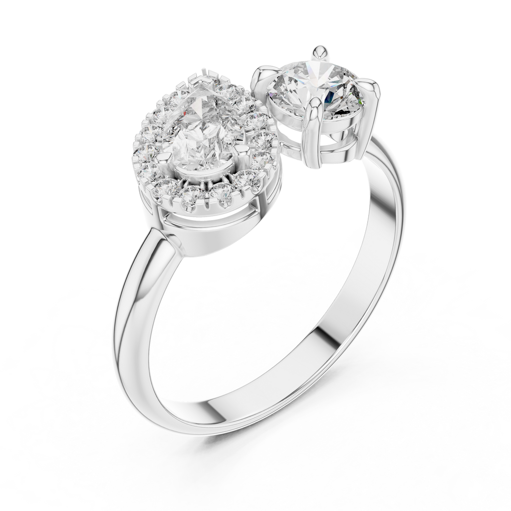 Odalys Toi et Moi Lab Grown Diamond Ring