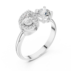 Odalys Toi et Moi Lab Grown Diamond Ring