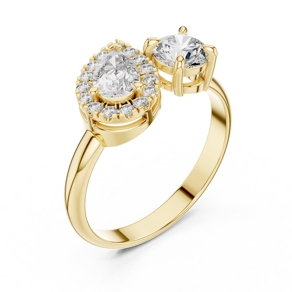 Odalys Toi et Moi Lab Grown Diamond Ring