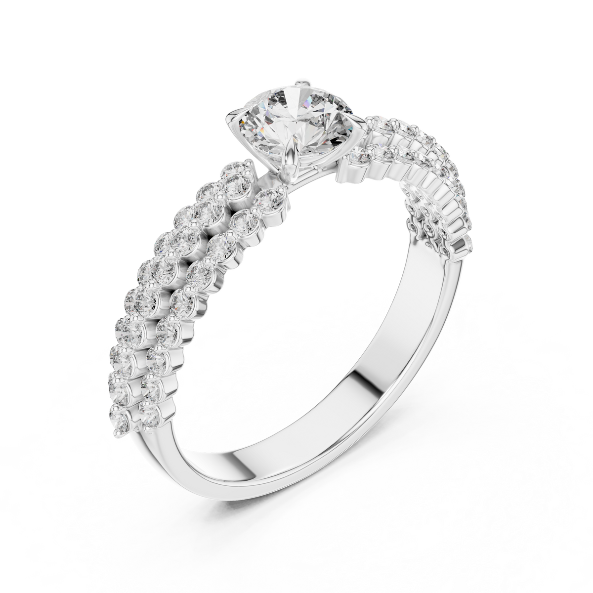Cushion Cluster Lab Grown Diamond