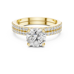 Giselle Round Solitaire Lab Grown Diamond Bridal Ring