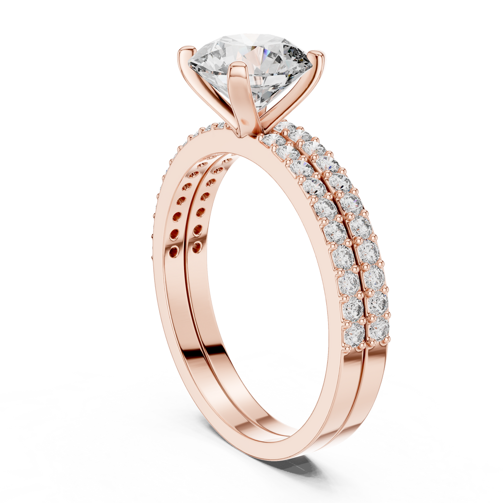 Giselle Round Solitaire Lab Grown Diamond Bridal Ring