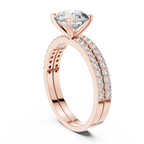 Giselle Round Solitaire Lab Grown Diamond Bridal Ring