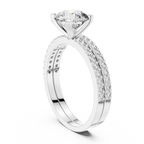 Giselle Round Solitaire Lab Grown Diamond Bridal Ring