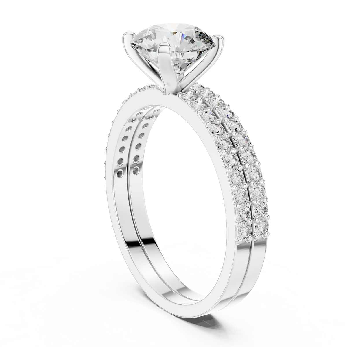 Giselle Round Solitaire Lab Grown Diamond Bridal Ring