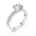 Giselle Round Solitaire Lab Grown Diamond Bridal Ring