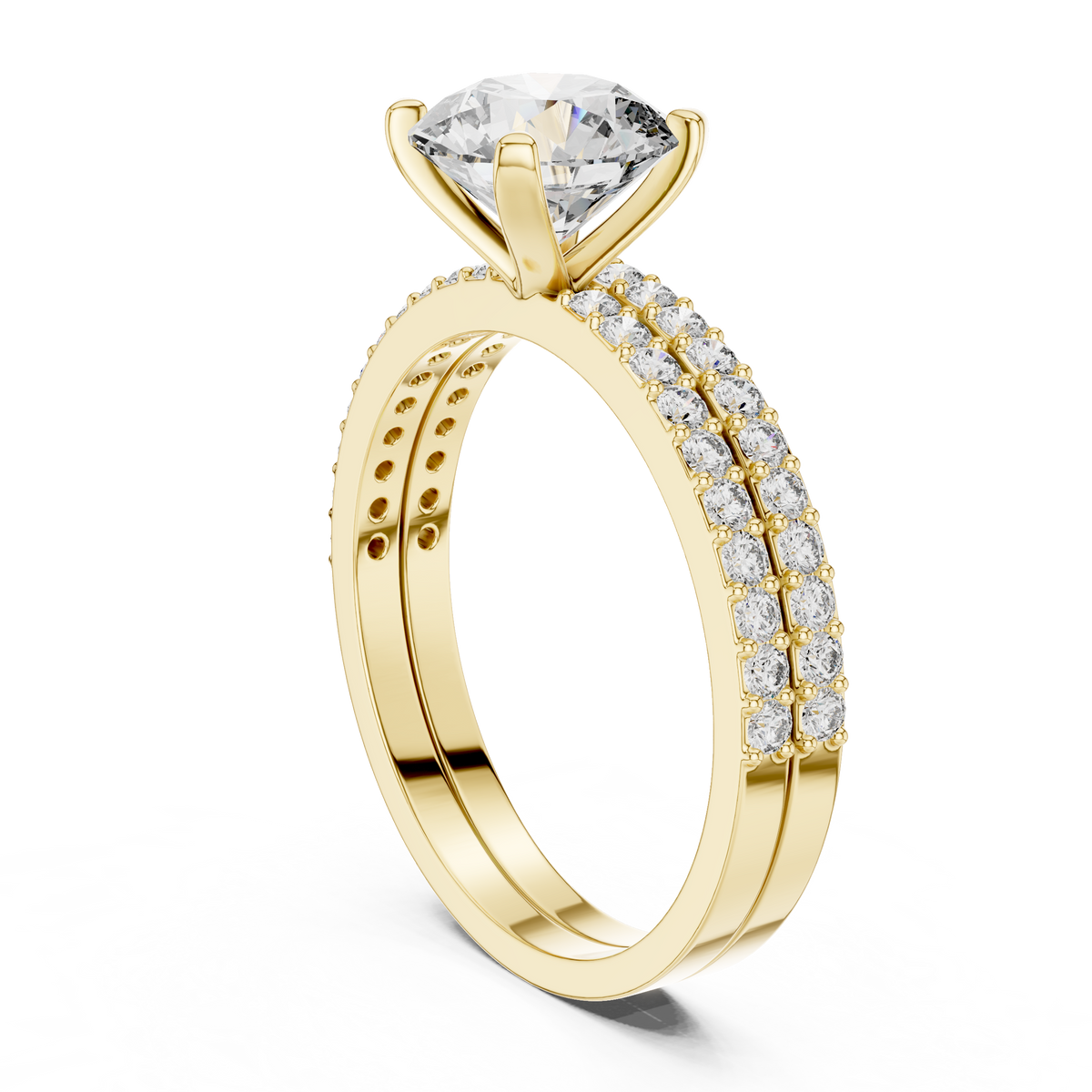 Giselle Round Solitaire Lab Grown Diamond Bridal Ring
